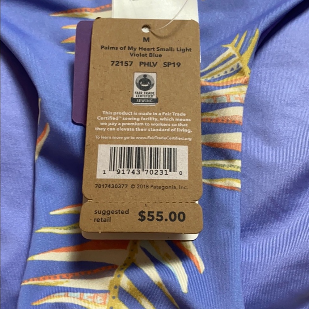Patagonia Palms of my Heart Violet Bikini Bottom - Picture 2 of 4